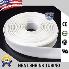 5 Ft 5 Feet White 1 25mm Polyolefin 21 Heat Shrink Tubing Tube Cable Us