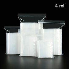 500clear Ziplock Bags Jewelry Zipper Plastic Poly Baggies 2amp4mil Small Sizes 2x3