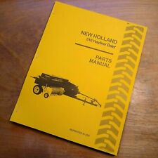 New Holland 316 Hay Baler Hayliner Parts Catalog Book List Manual Nh