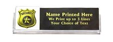 Security Badge Custom Name Tag Badge Id Pin Magnet For Guards Campus Office