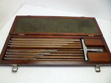 Brown Amp Sharpe No 608 Depth Micrometer 0 9 With Factory Wooden Box