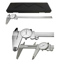 12 Shockproof Dial Caliper Stainless Steel001 Grad Calipers Ruler With Case