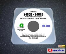 Tektronix 2465b 2467b Service Operating Gpib Manuals Cd Complete A3 Diagrams
