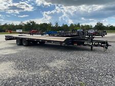 Big Tex 22ph 8x25 Ft 5 Tail Deck Over Equip Trailer Ramps Gvwr 24000 Lb