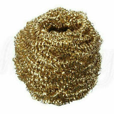 1pc Soldering Solder Iron Tip Cleaner Brass Cleaning Wire Sponge Ball Gold