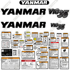Yanmar Vio35 6 Decal Kit Replacements Mini Excavator 3m Vinyl