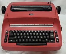 Red 1981 Selectric Typewriter Model 7x1 11 Platen As Is Not Working