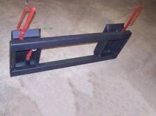 Skid Steer Hitch Adapter With Blank Extra Heavy Duty Frame