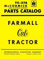 International Farmall Cub Tractor Parts Catalog Manual Ih