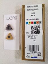 5 New Iscar 16erm 16 Un Threading Carbide Inserts Gr Ic808 Factory Packed U398