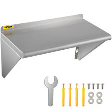 Vevor Wall Shelf 18x 24 Stainless Steel Commercial Kitchen Shelving Withbrackets