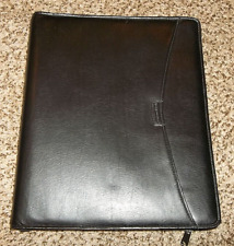 Day Runner Franklin Covey Monarch Black Faux Leather Planner 7 Ring 85x11
