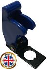 2 Blue Flip Up Toggle Switch Guard Safety Cover - Aircraft Style - Uk Made
