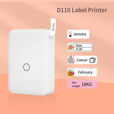 Niimbot D110 Home Office Sticker Printer Tag Machine Wireless Label Maker B9y1