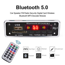 Auto Car Speaker Wireless Bluetooth 50 Mp3 Decoder Board Audio Module Aux Tf Fm