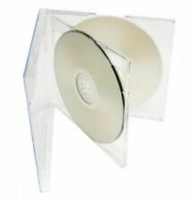 104mm Triple Clear Cd Dvd Jewel Cases With Clear Tray Standard Size Hold 3 Disc