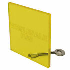 Tinted Yellow Acrylic 3mm Thick Perspex Plastic Sheet Custom Cut Panels
