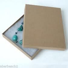 Lot Of 20 Cotton Filled Jewelry Gift Boxes 7 18x 5 18 X 1 18 Kraft