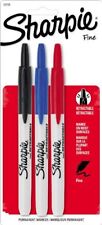 Sharpie Fine Retractable Markers Fine Marker Point Type Assorted Ink 3