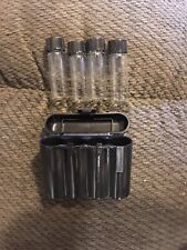 Vial Carrying Case X1 Holder Protector Black 41 Ozt Gold Vials
