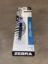 2 2 Packs F Refill Zebra F 301 F301 F 402 F 701 Stainless Steel Pen Black 07