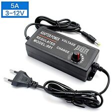 Dc 3 12v 5a 60w Universal Switching Adjustable Power Supply Adapter 100 240 Ac
