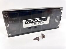 K Tool Dti 1511p New Carbide Inserts Grade X20 10pcs