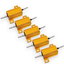Us Stock 5x 500 Ohm 500r 10w Watt Aluminum Housed Metal Case Wirewound Resistors