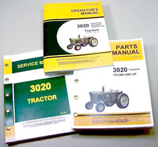 Service Manual Set For John Deere 3020 Tractor Parts Operators Owner Tech Repair