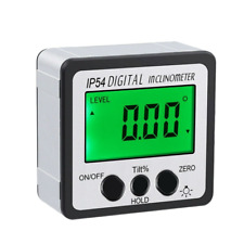 360 Level Box Gauge Digital Lcd Inclinometer Protractor Magnetic Angle Finder