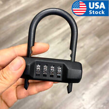 Outdoor 4 Digit Dial Combination Lock Padlock Password Travel School Gym Locker
