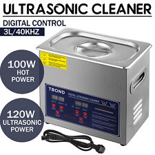 New 3l Ultrasonic Cleaner Stainless Steel Industry Heated Heater Withtimer