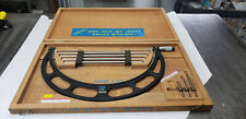 Starrett 224m 300 400mm Od Micrometer Withetchings Amp Blue Paint In Case Lot3