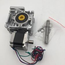Nema23 Worm Gearbox 501 L56mm Stepper Motor 3a 55nm Max 4wire Reducer Kit