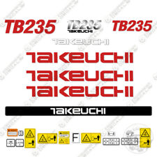 Takeuchi Tb 235 Mini Excavator Decals Equipment Decals Tb235 Tb 235