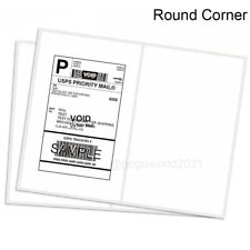 85x55 Shipping Labels Rounded Corner Self Adhesive 2 Per Sheet 200 5000 Labels