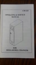 Cm 222 Dollar Bill Changer Manual