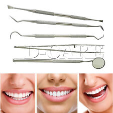 Dentist Stainless Steel Tools Hygiene Teeth Oral Clean Tooth Dental Kit 5pcsset