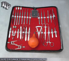 29 Pc Or Grade Strabismus Ophthalmic Eye Micro Surgery Surgical Instruments