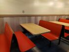 Restaurant Dining Tables Booth Dinning Style For Foods Services