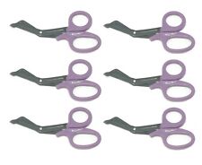 6 Purple Utility Scissors Emtems Shears Bandage Paramedic Nurse Supplies 725
