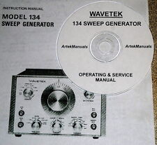 Wavetek 134 Sweep Generator Operatingservice Manual Withschematics