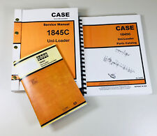 Case 1845c Uni Loader Skid Steer Service Parts Operators Manual Repair Shop Book