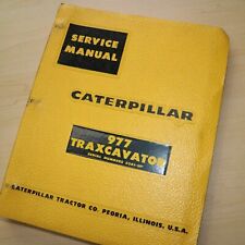 Cat Caterpillar 977 Track Loader Crawler Workshop Service Manual Repair 53a Book