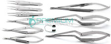 10 Pcs Eye Ophthalmic Scissors Retractors Forceps Speculum Surgical Instruments