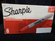 12 Sharpie Red Fine Point Marker 30002 Two Boxes Of 6 New Sharpies Original