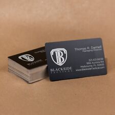 100 Black Anodized Aluminum Business Card Blanks Laser Engraving Sheet Metal