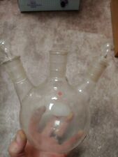 Ace Glass 1000ml 3 Neck Round Bottom Distilling Flask 2440 With 2 Stoppers