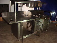 Stainless Steel Refrigerated Ice Cream Prep Table With Condiment Area Extras