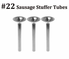 22 Premium Sausage Stuffer Stuffing Tube Funnel For Meat Grinder Hobart Lem Etc